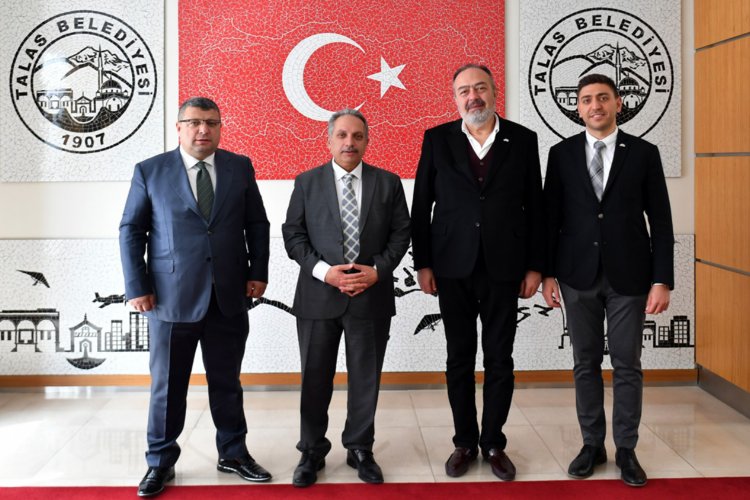 Kayseri’de Talas Belediyesi’ne OSB yöneticilerinden iade-i ziyaret